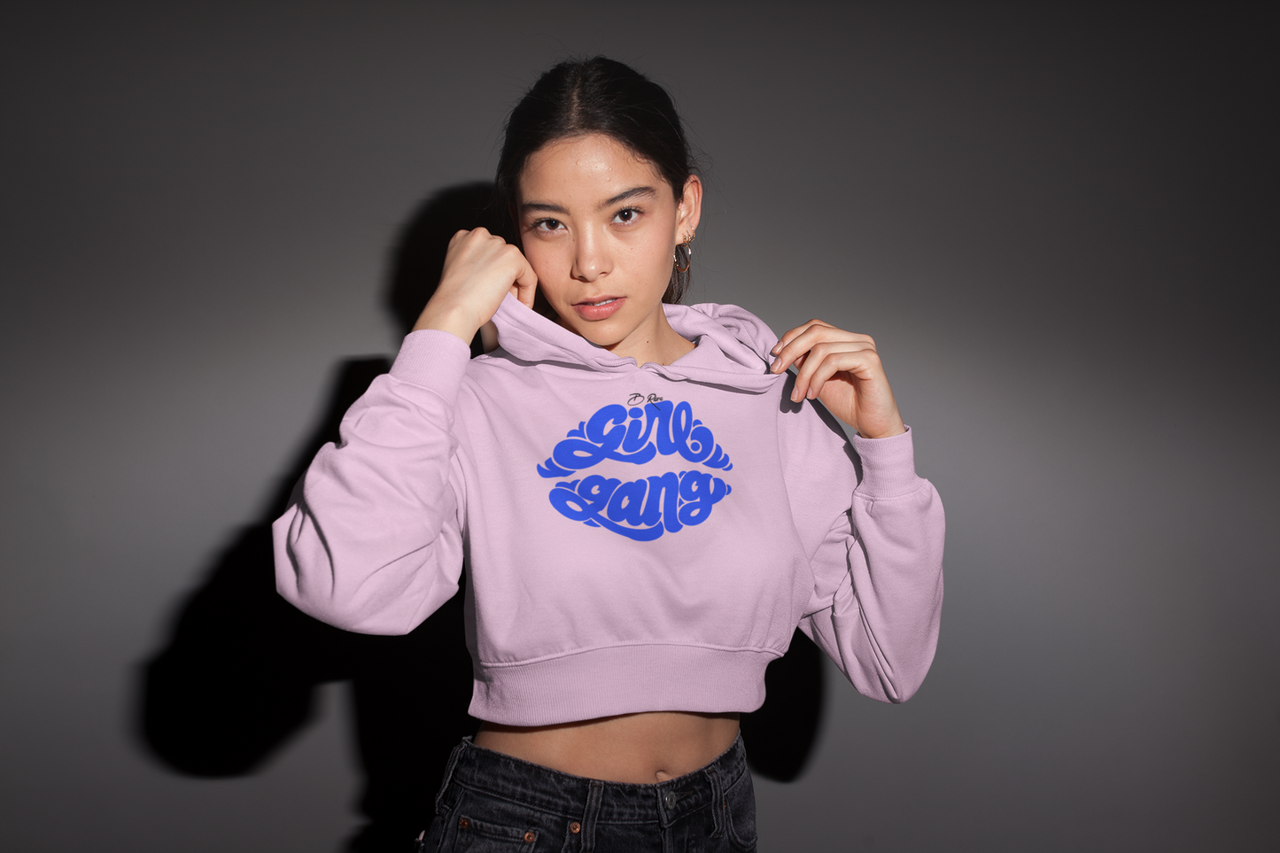 Girl Gang Crop Hoodie