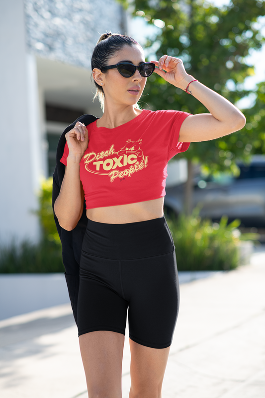 B Rare Ditch people Crop Top