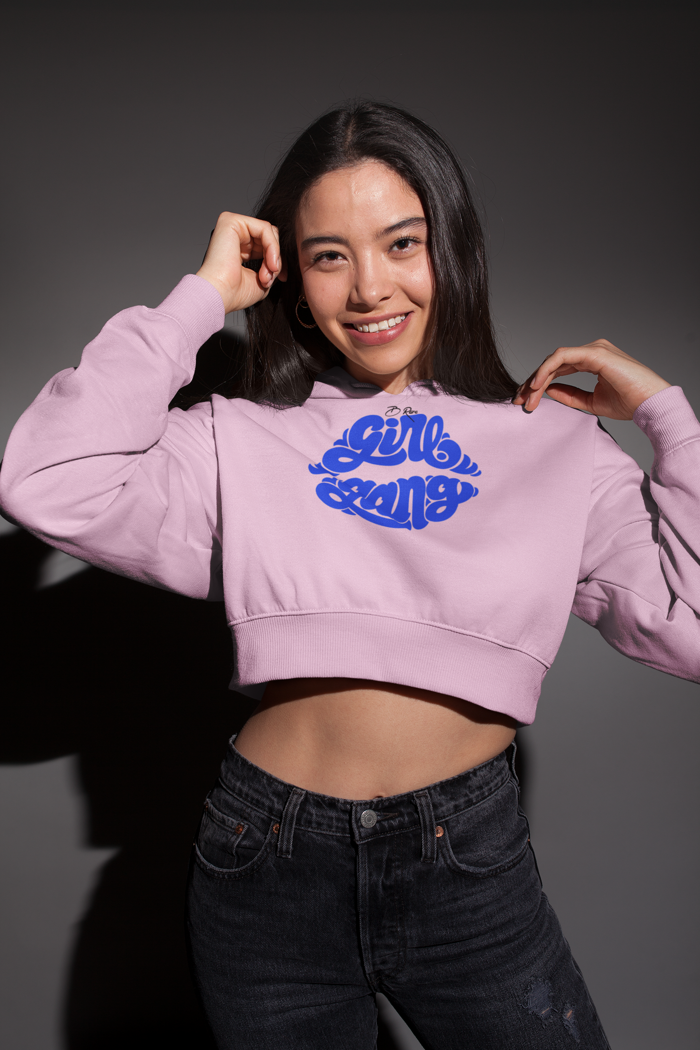 Girl Gang Crop Hoodie