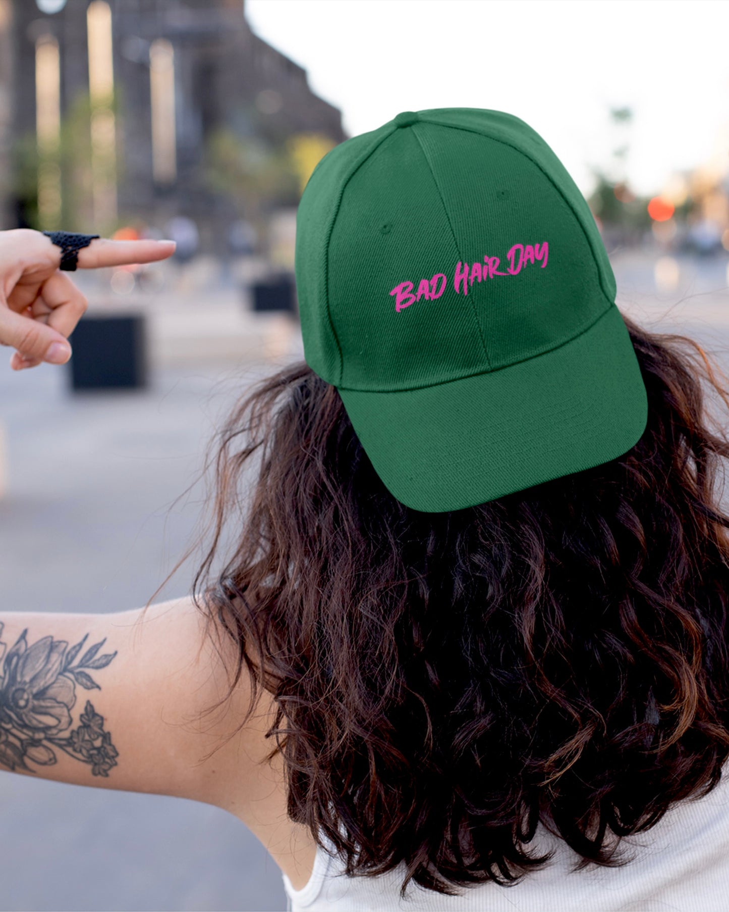 B Rare Bad Hair Day baseball cap