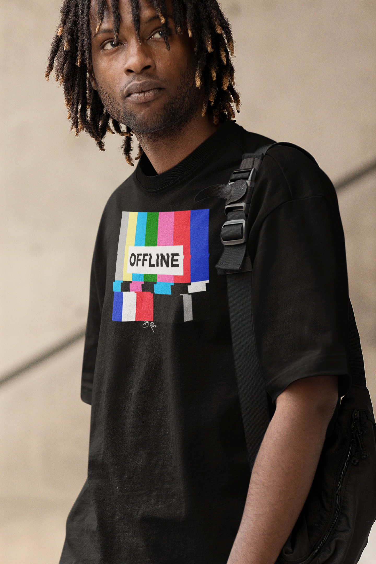 B Rare Offline Oversized Tshirt