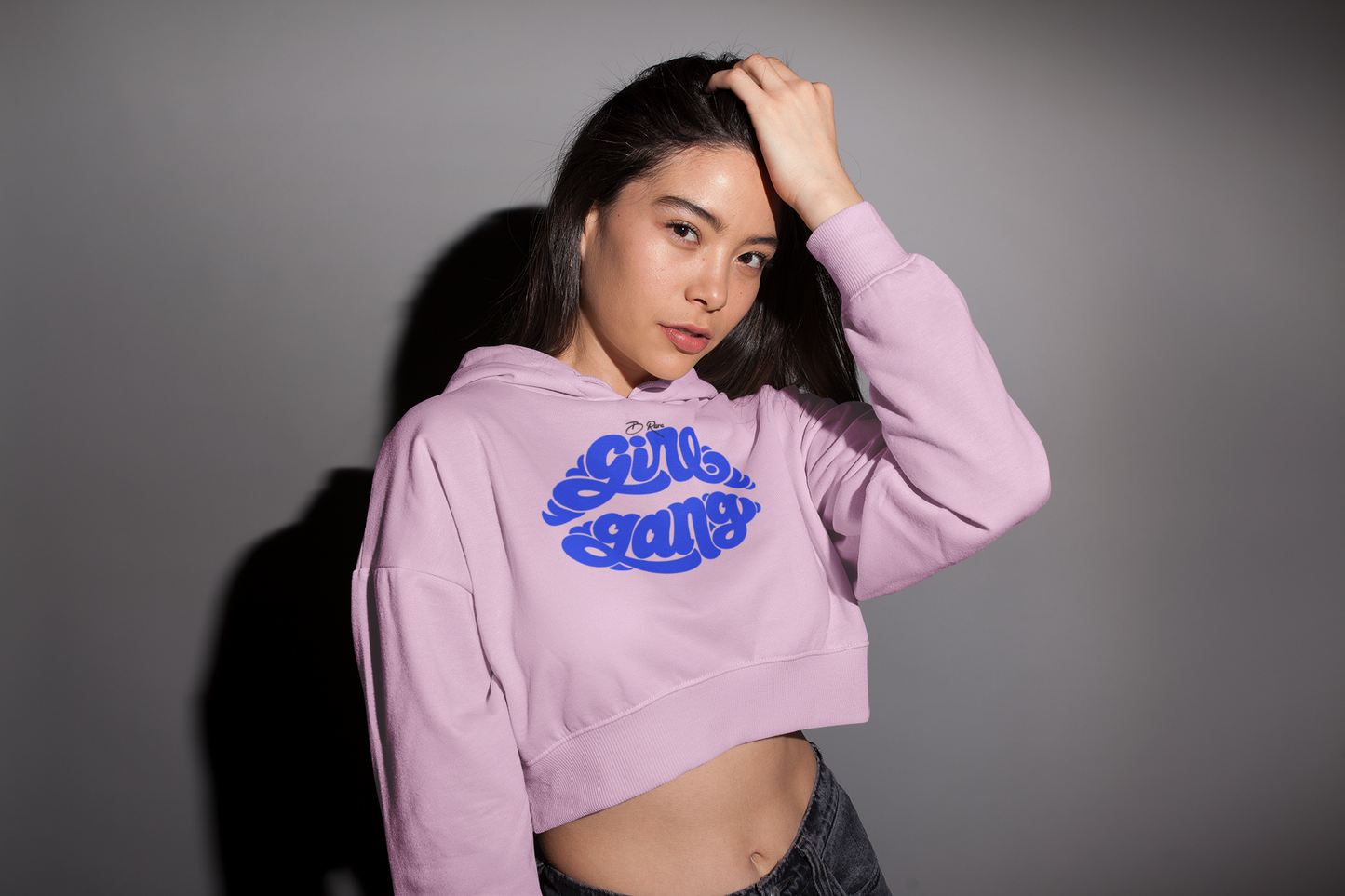 Girl Gang Crop Hoodie