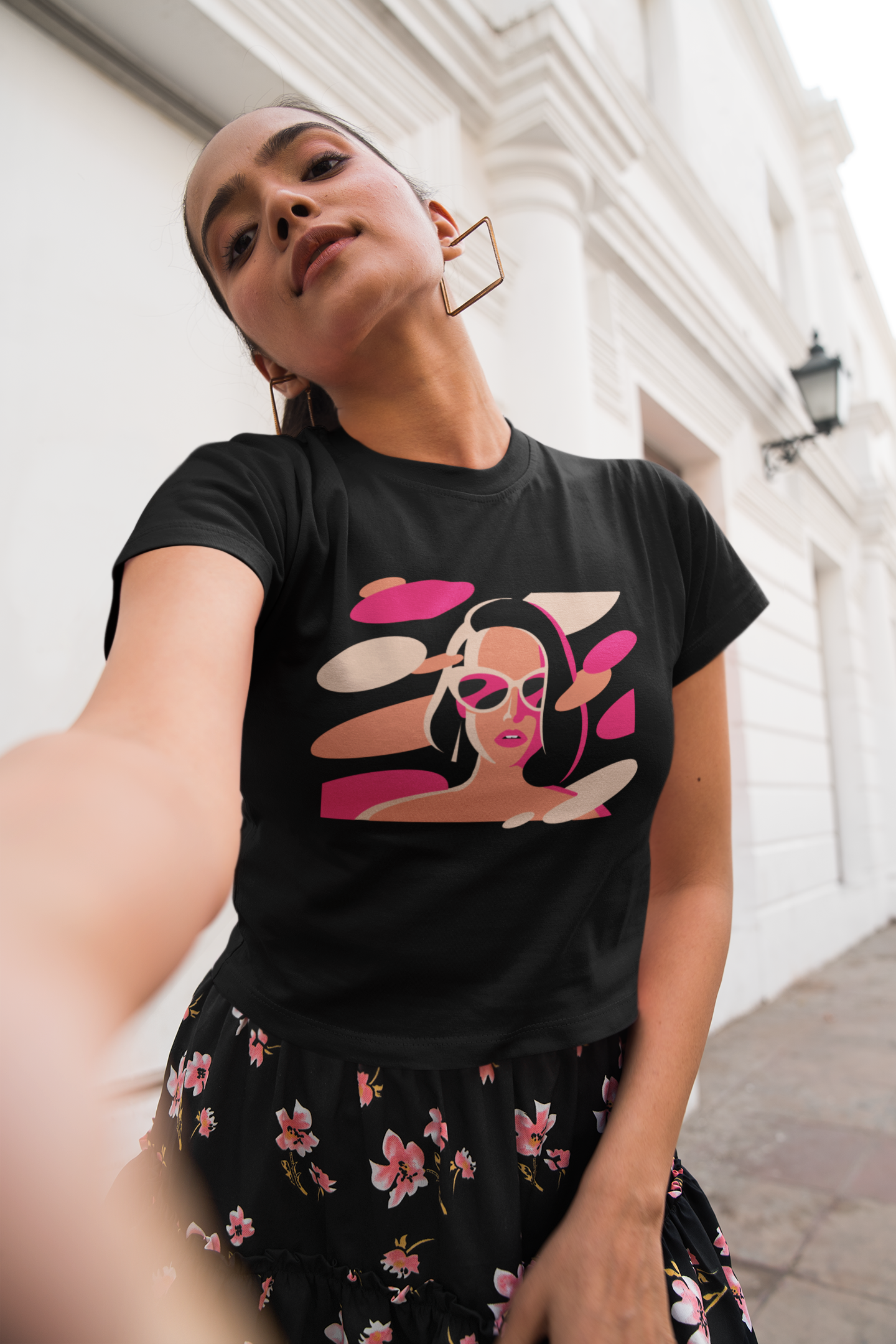 B Rare City Light Crop Top