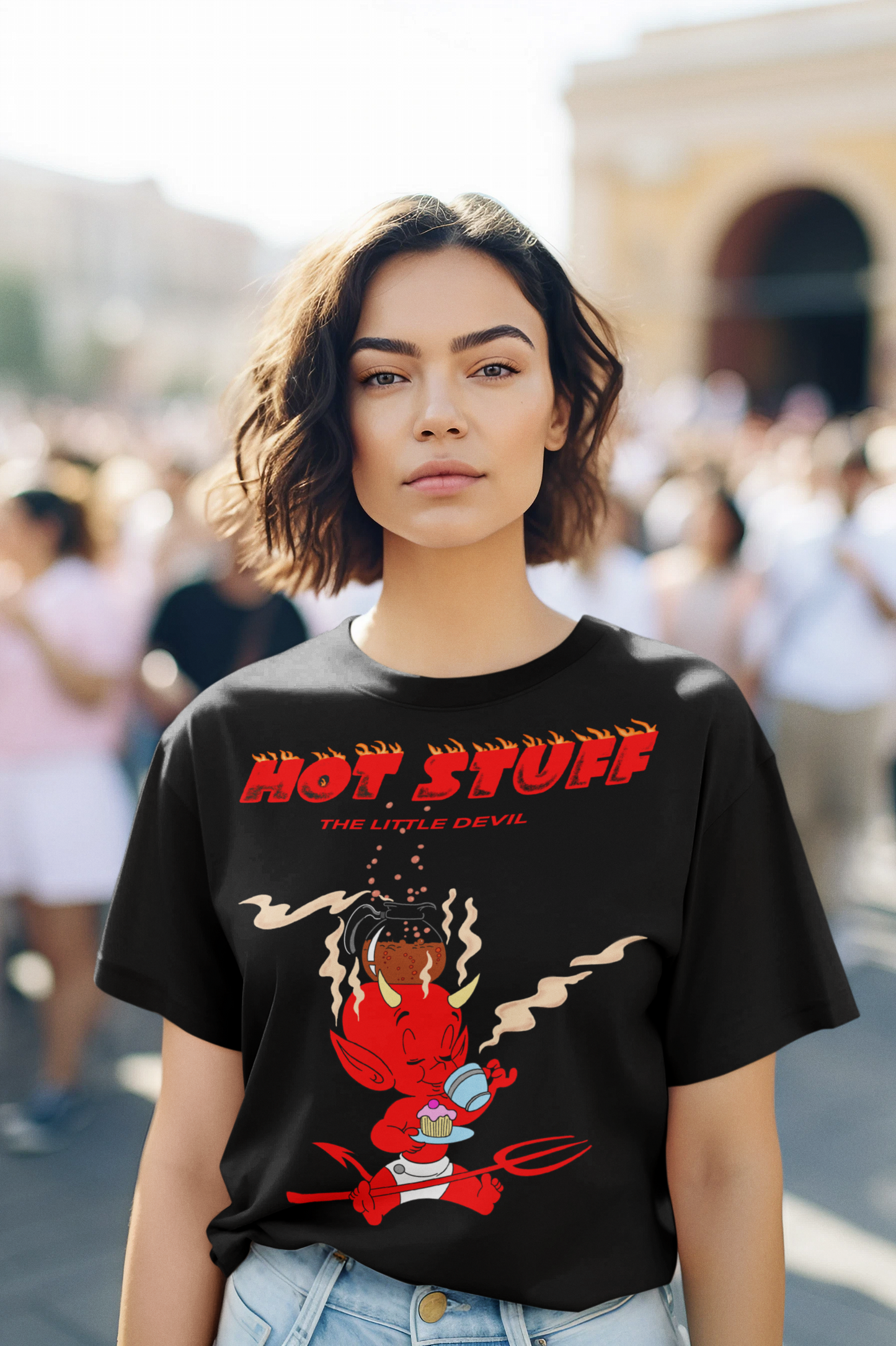 Little Devil Oversized Tee