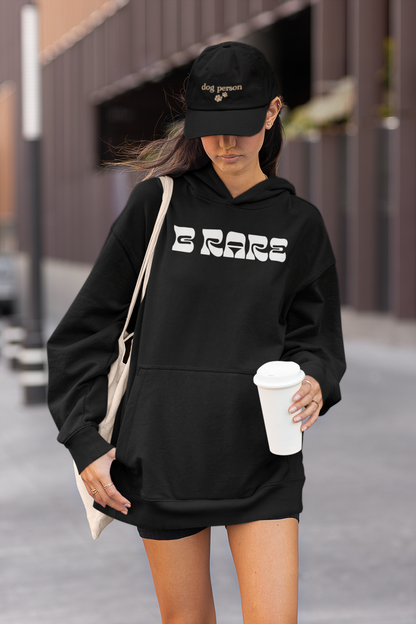 B Rare Black Hoodie 