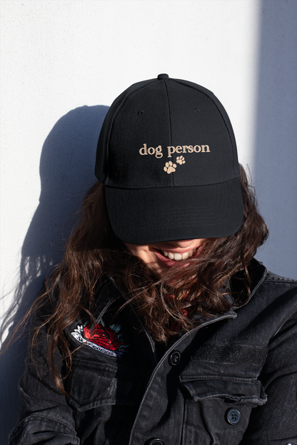 Dog Person- Baseball Cap