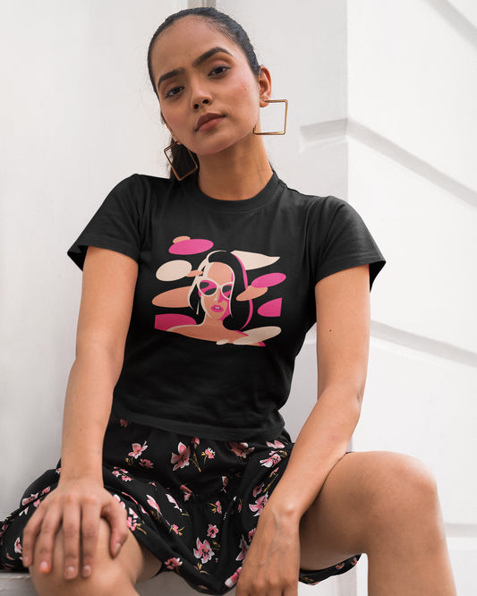 B Rare City Light Crop Top