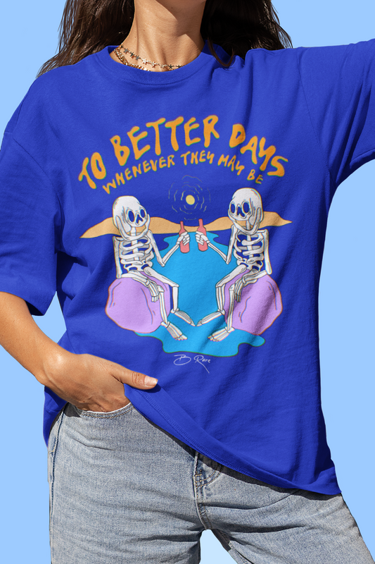 B Rare Cheers Oversized Tee
